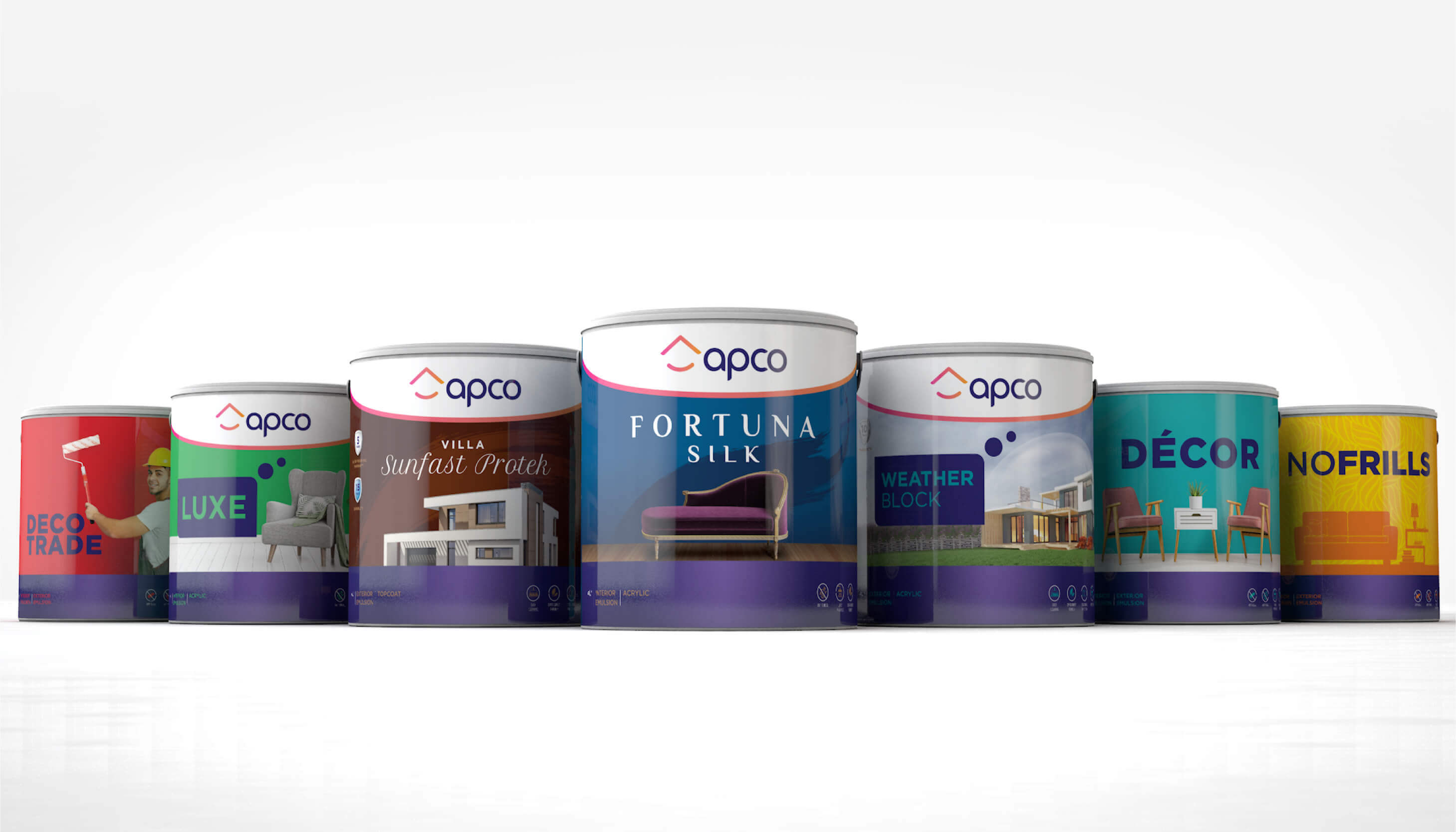 Paint box packaging designing for APCO Fiji