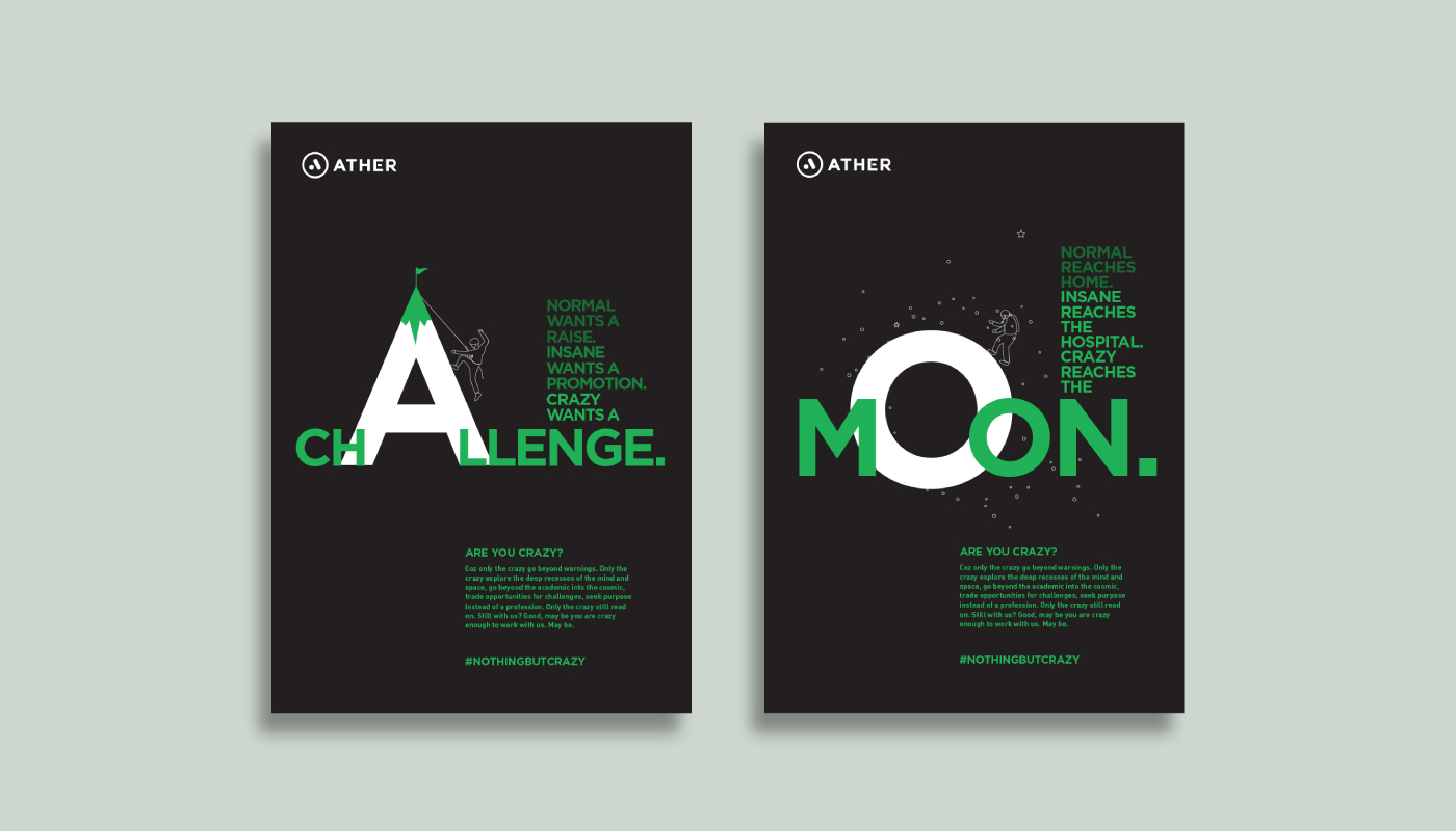 Ather – Recruitment campaign designing agency