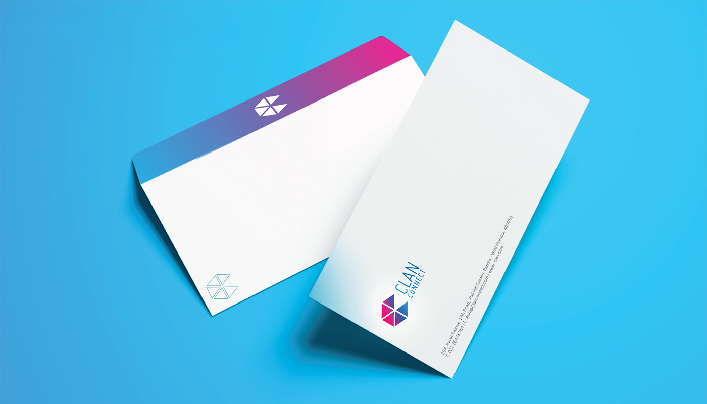 Clan connect - Envelope designing by 4 AM
