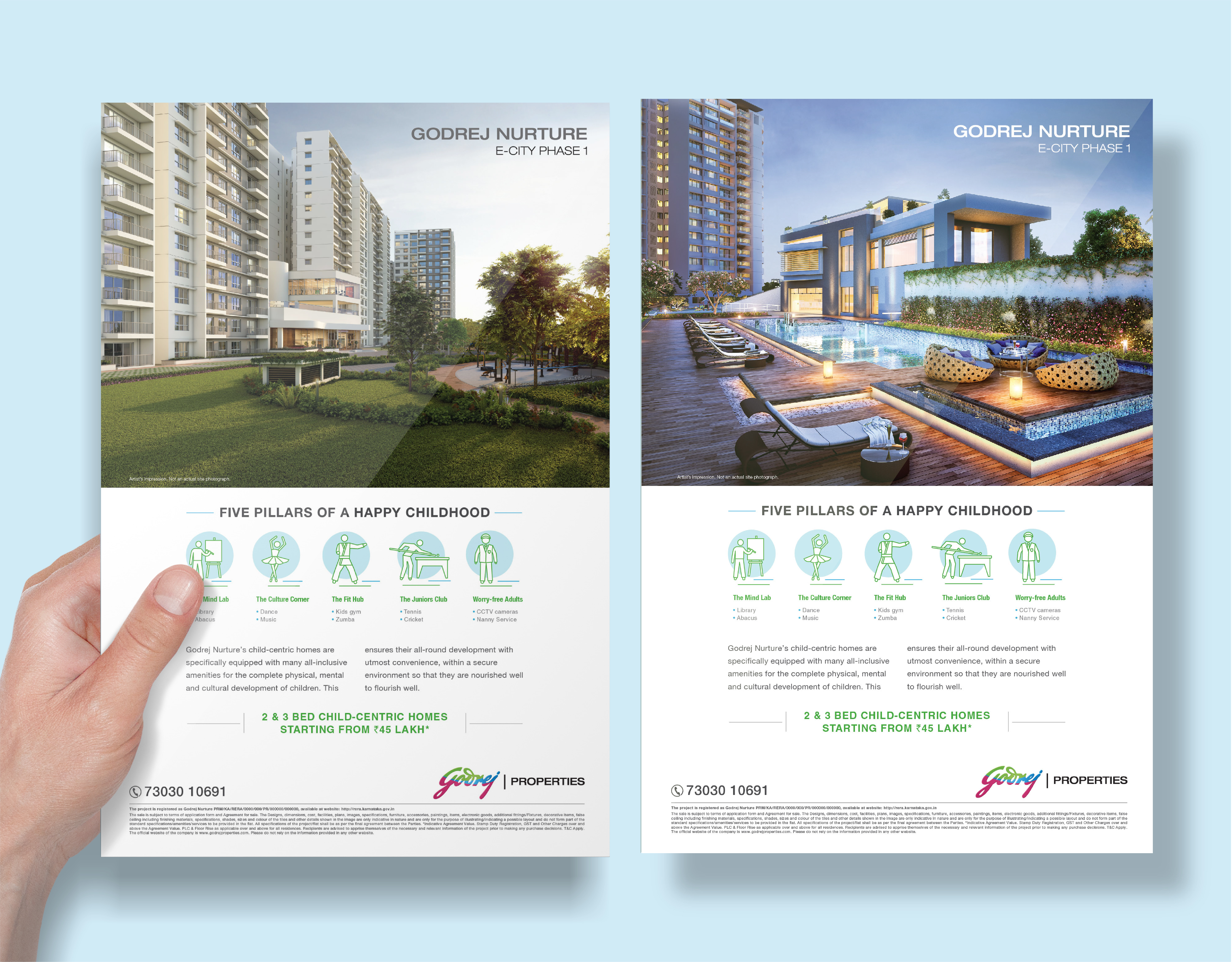 Godrej nurture – Bangalore – Brochure Design