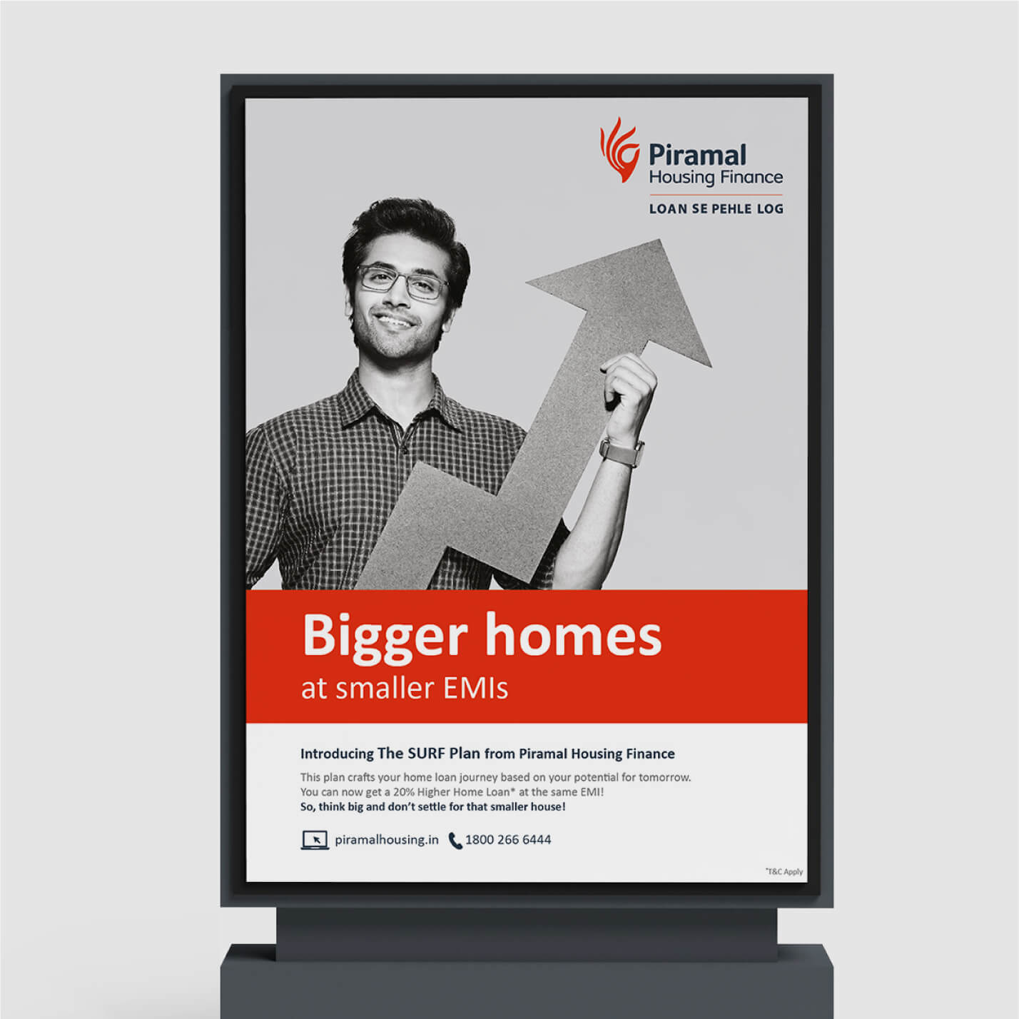 Advertising design for Housing finance company - Piramal